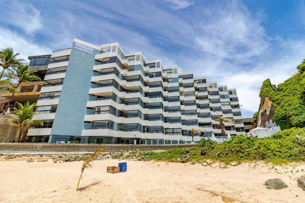 RV01 Excelente Quarto e Sala Pé na Areia, Rio Vermelho Appartamento Salvador Esterno foto