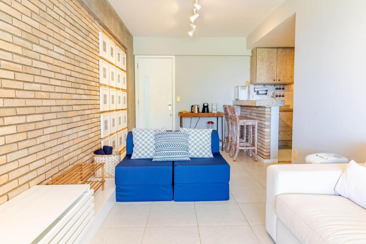 RV01 Excelente Quarto e Sala Pé na Areia, Rio Vermelho Appartamento Salvador Esterno foto